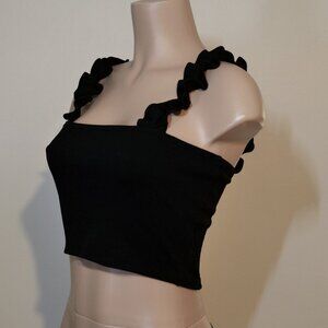 Zara Black Croptop, Size L